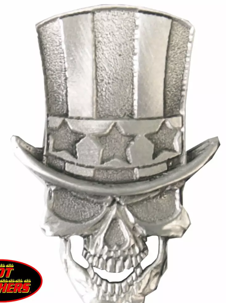 Pinssi Uncle Sam Skull Pin kahdella tapi - Pinssit - PNS99 - 1