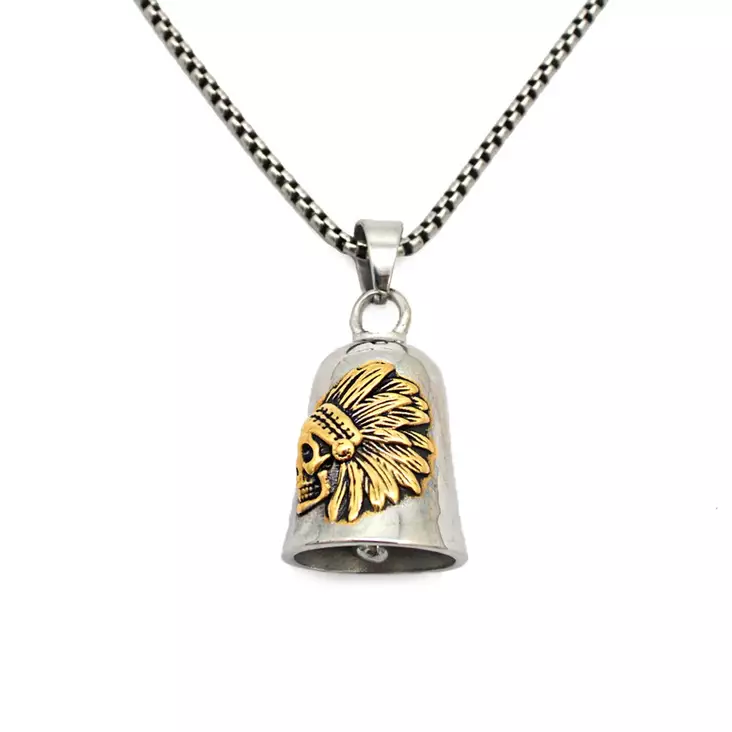 Pirunkello Golden Indian Skull - Ajovarusteet - BEA79 - 1