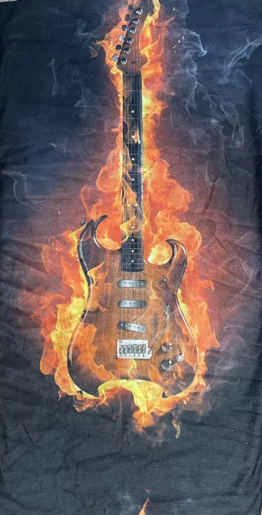 Putkihuivi Kitara liekeissä - Putkihuivit - B319 - 1