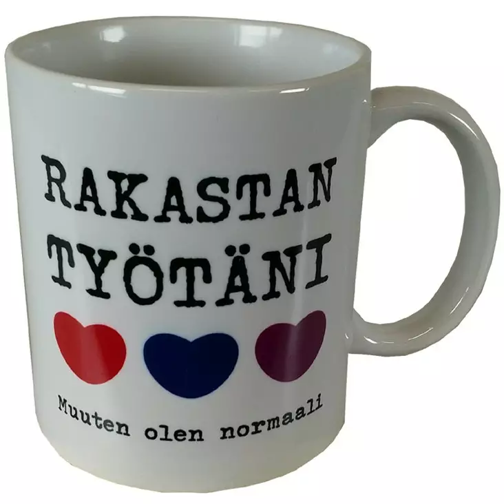 Rakastan työtäni -muki lahjapakkauksessa - Mukit - LKM359 - 1