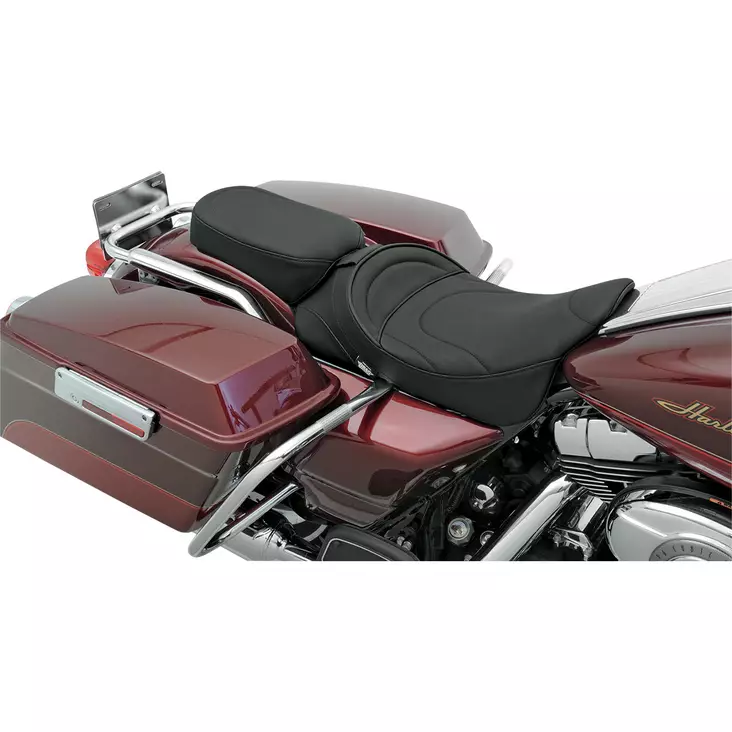 REAR SEAT SOLO REAR SEATS NARROW REAR PILLION PAD VINYL BLACK - Satulat ja satulanpäälliset - 08010469 - 1