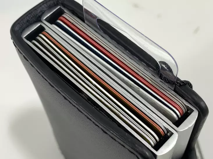 RFID tupla kotelo nahka/alumiini - Lompakot ja rahakukkarot - KN399 - 1