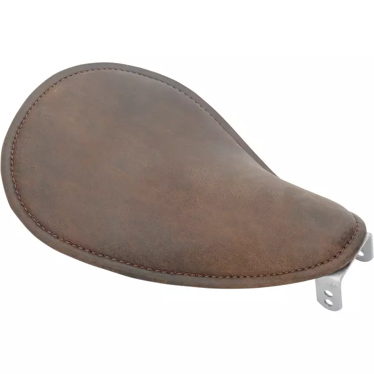 SEAT SPRING SOLO SMALL LOW-PROFILE FRONT SOLO LEATHER DISTRESSED BROWN - Satulat ja satulanpäälliset - 08060039 - 1