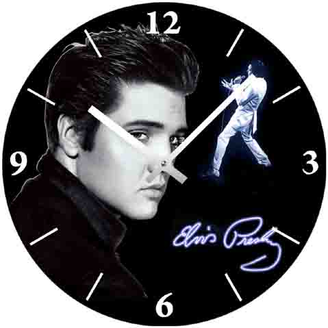 Seinäkello Elvis ja Neon nimmari - Kellot - KE109 - 1