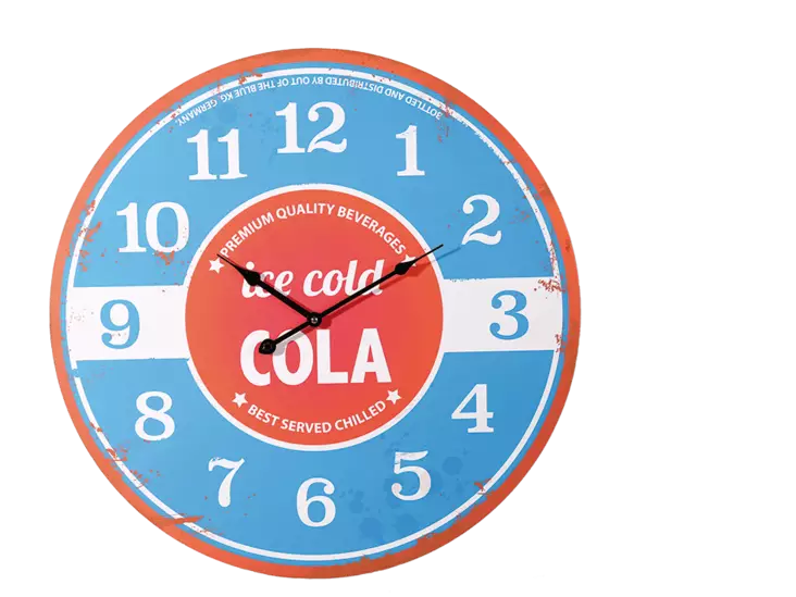 Seinäkello, Ice Cold Cola 58 cm - Kellot - KE79 - 1