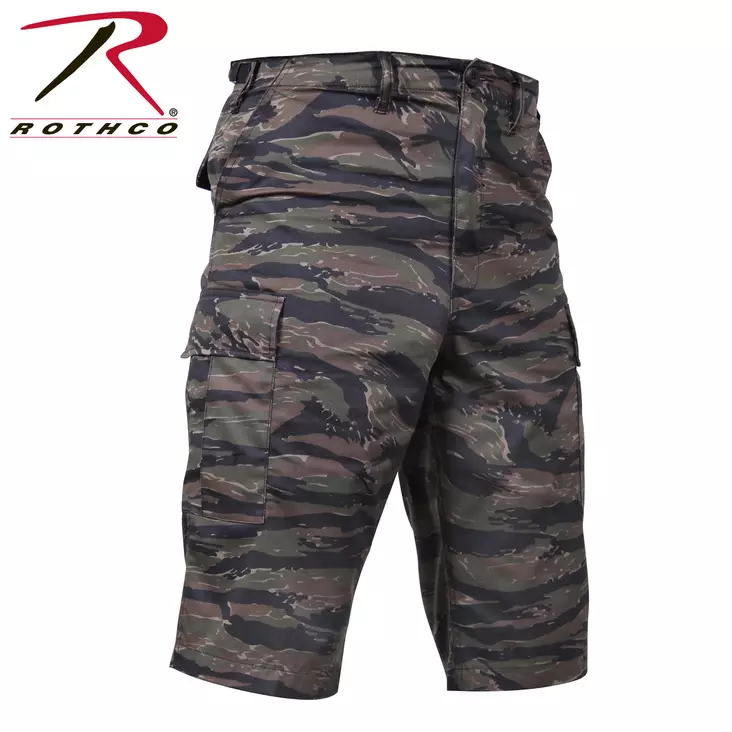 Shortsit Tiger Stripe Camo pitkä shortsi - Shortsit - ROT109 - 1