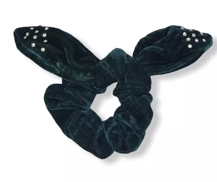 Sinivihreä hiusdonitsi solmulla - Hiuskoristeet - PIN309 - 1