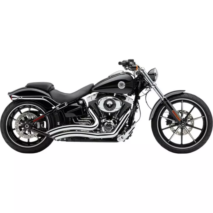 SWEPT SPEEDSTER SHORTS EXHAUST WITH POWER PORT CHROME HD - Pakoputket ja niiden osat - 18001629 - 1