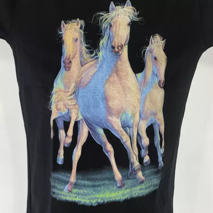 T-paita, Laukkaavat hevoset - T-paidat - KID479 - 1