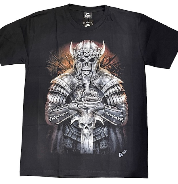 T-paita Skeleton Soldier, musta - T-paidat - TP1349 - 1