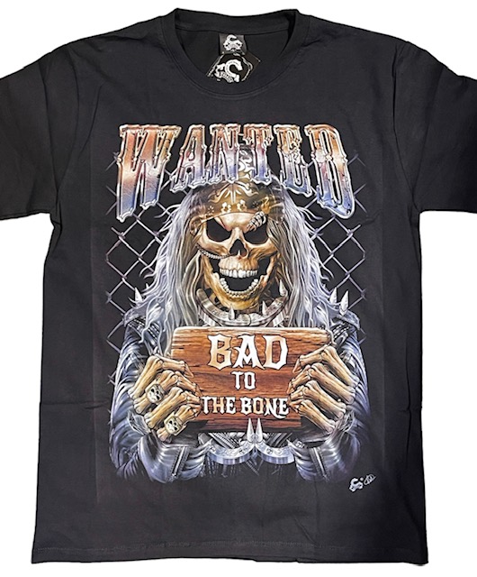 T-paita Wanted, musta - T-paidat - TP1359 - 1