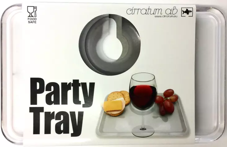 Tarjotin, Party tray 13 x 21 cm - Keittiötarvikkeet - PRT899 - 1