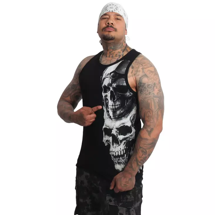 YAKUZA hihaton paita, musta - Hihattomat paidat - YA49 - 1