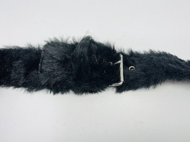 Karvavyö musta, 120-125cm mitta - Kangasvyöt - KV40M - 1