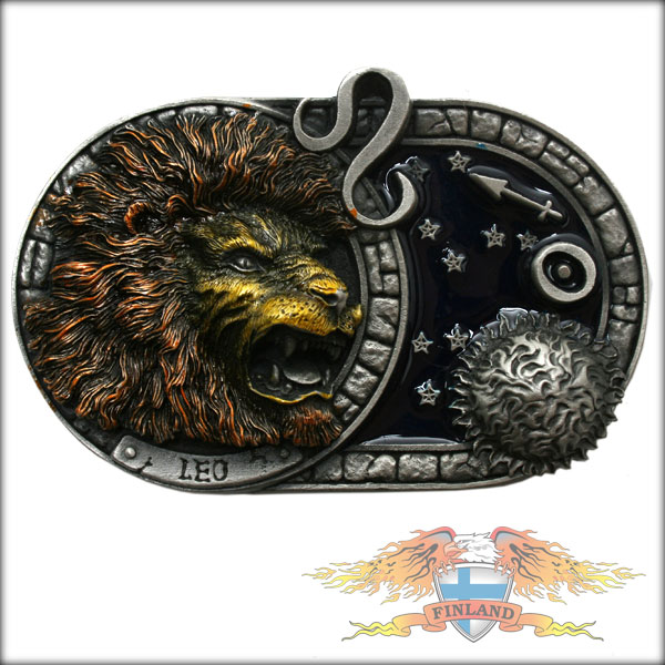 Vyönsolki, Leijona, värillinen - Soljet - VS264V - 1